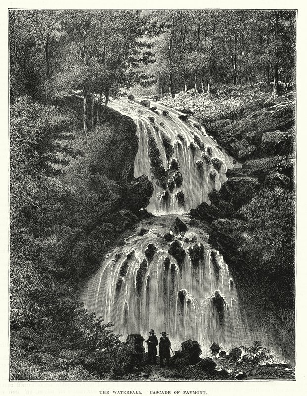 Vesiputous, Cascade of Faymont (kaiverrus) (kaiverrus) tekijältä English School