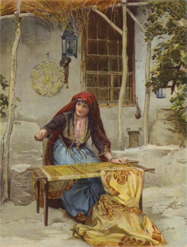 Kirjoajan työ (väri litho) tekijältä English School