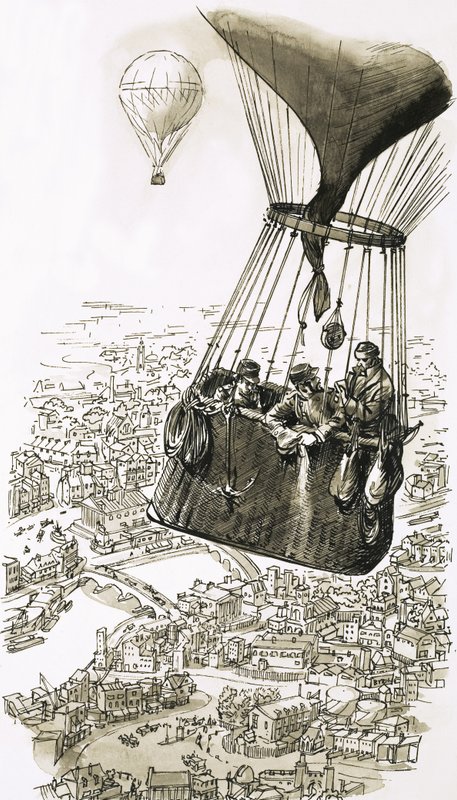 Maailman ensimmäinen säännöllinen lentopostipalvelu perustettiin vuonna 1870 tekijältä English School