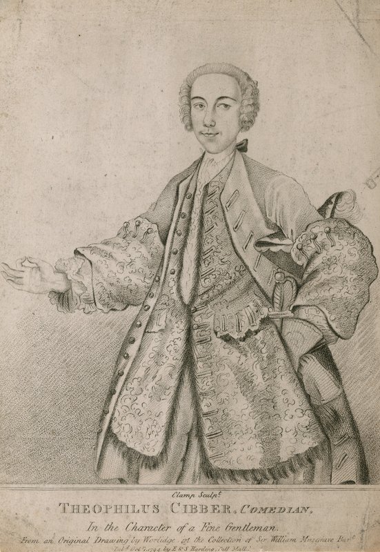 Theophilus Cibber, koomikko tekijältä English School