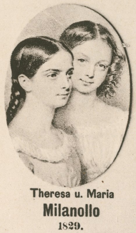 Theresa ja Maria Milanollo (syväpaino) tekijältä English School