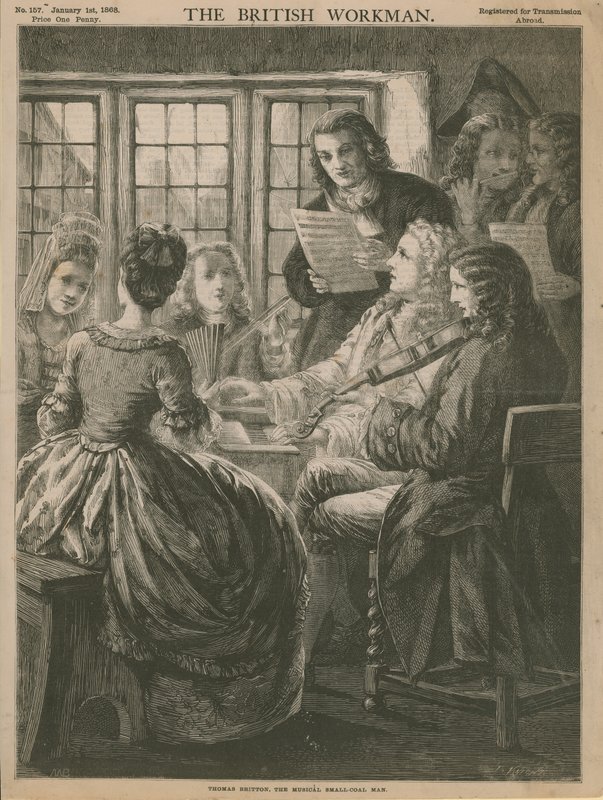 Thomas Britton, musikaalinen pienihiilimies tekijältä English School