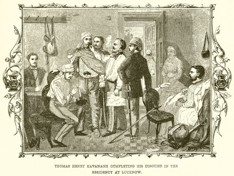 Thomas Henry Kavanagh viimeistelee naamiointiaan Lucknow