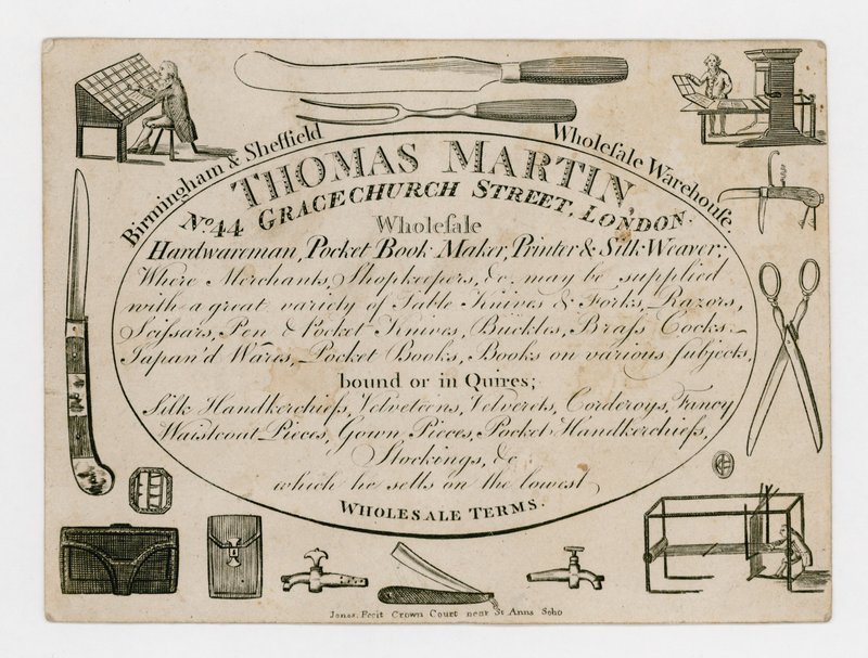 Thomas Martin, kauppakortti tekijältä English School