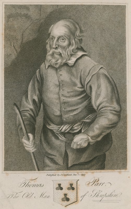 Thomas Parr, Shropshiren vanha mies tekijältä English School