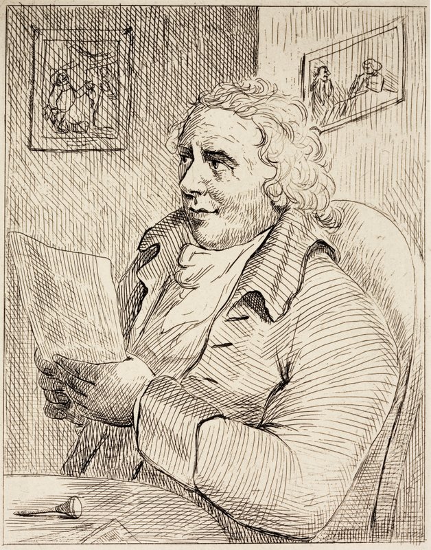 Thomas Rowlandson, englantilainen pilapiirtäjä (kaiverrus) tekijältä English School