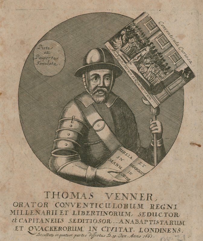 Thomas Venner, puhuja tekijältä English School