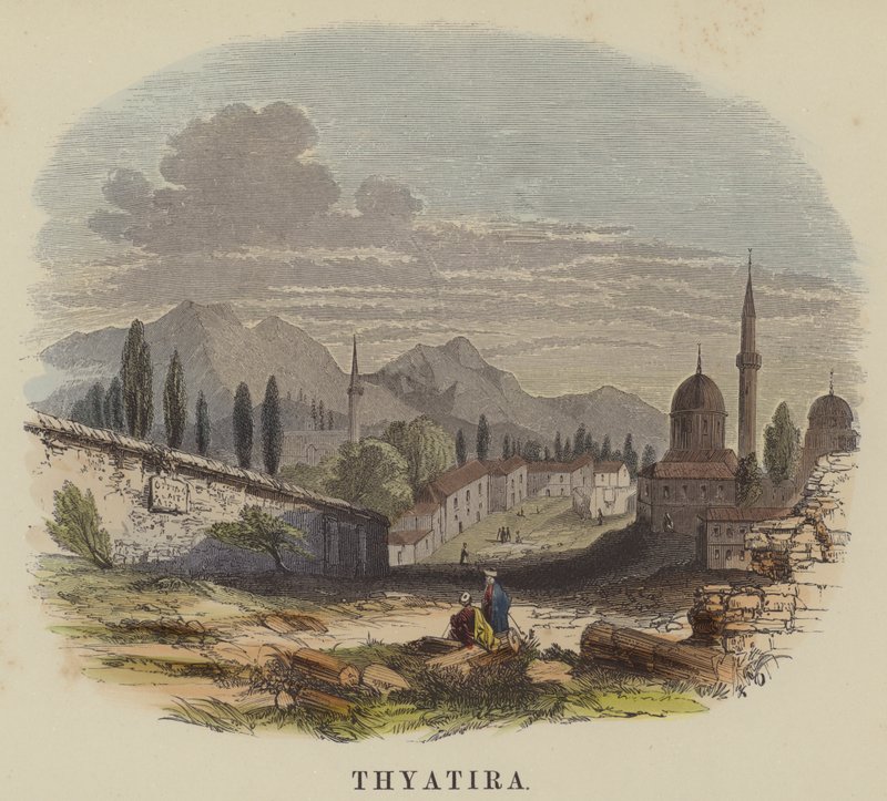 Tyatira (värillinen kaiverrus) tekijältä English School