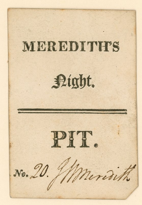 Lippu Drury Lane Theatre, Lontoo: Merediths Night tekijältä English School