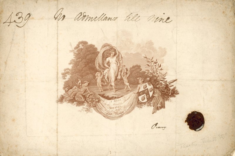 Lippu The Balliin Mansion Housessa, Lontoossa, 2. huhtikuuta 1804 tekijältä English School