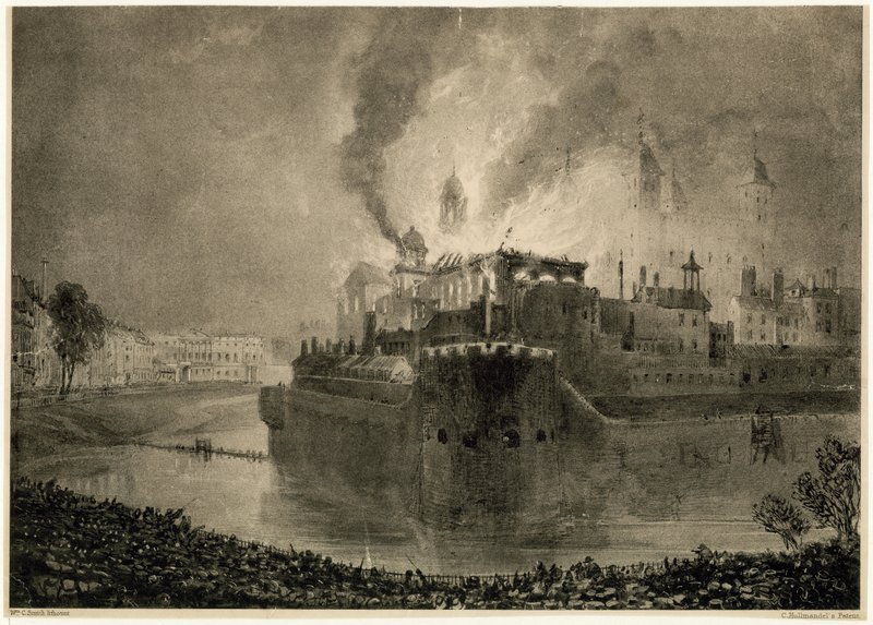 Tower of London Fire, 1841 tekijältä English School
