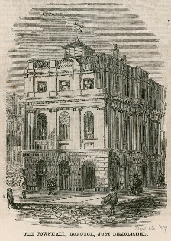 Town Hall, Borough High Street, Southwark, Lontoo, juuri purettu tekijältä English School