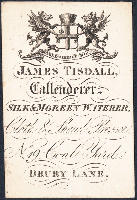 Kauppakortti, James Tisdall tekijältä English School