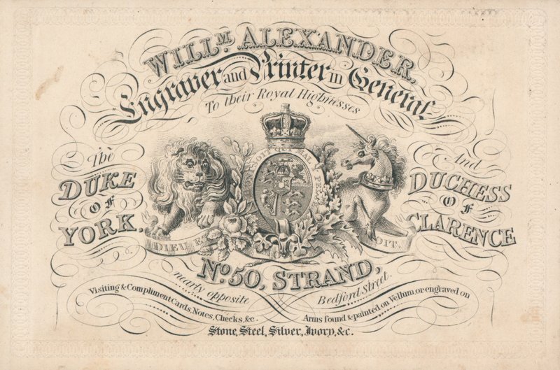 Kauppakortti, William Alexander tekijältä English School