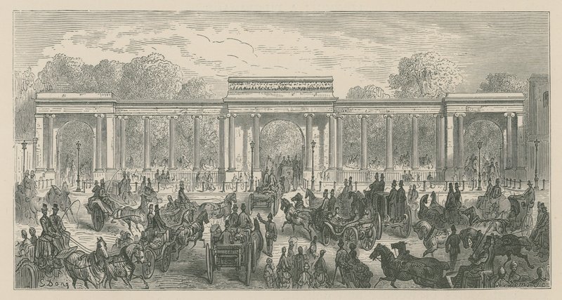 Riemukaari, Hyde Park Corner, Lontoo tekijältä English School