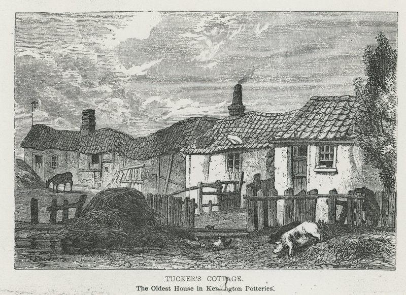 Tuckers Cottage, Kensington Potteriesin vanhin talo tekijältä English School