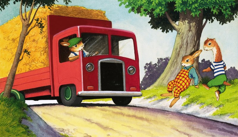 Tufty ajo heinäpakettiauto tekijältä English School