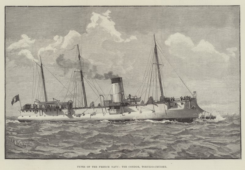 Ranskan laivaston tyypit, Condor, Torpedo-Cruiser (kaiverrus) tekijältä English School