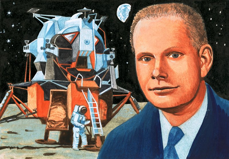Tuntematon amerikkalainen astronautti ja kuulaskeutuja tekijältä English School