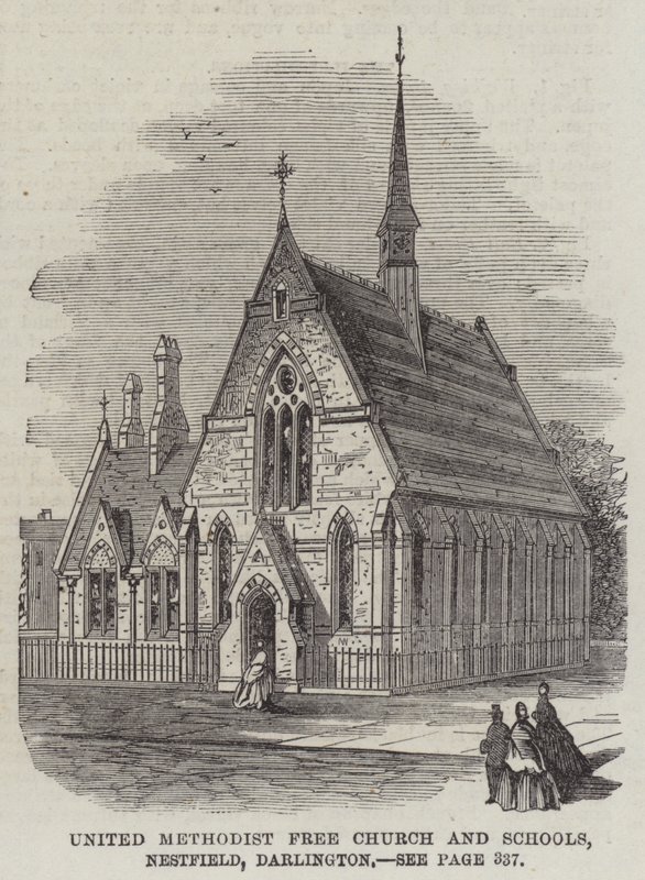 United Methodist Free Church and Schools, Nestfield, Darlington (kaiverrus) tekijältä English School