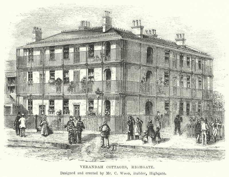 Verandah Cottages, Highgate (kaiverrus) tekijältä English School