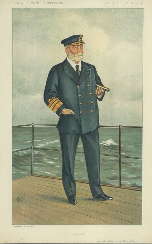 Varaamiraali Sir Frederick William Fisher tekijältä English School