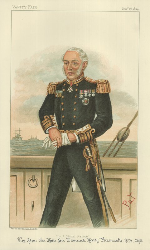 Vara-amiraali Kunnia Sir Edmund Robert Freemantle tekijältä English School