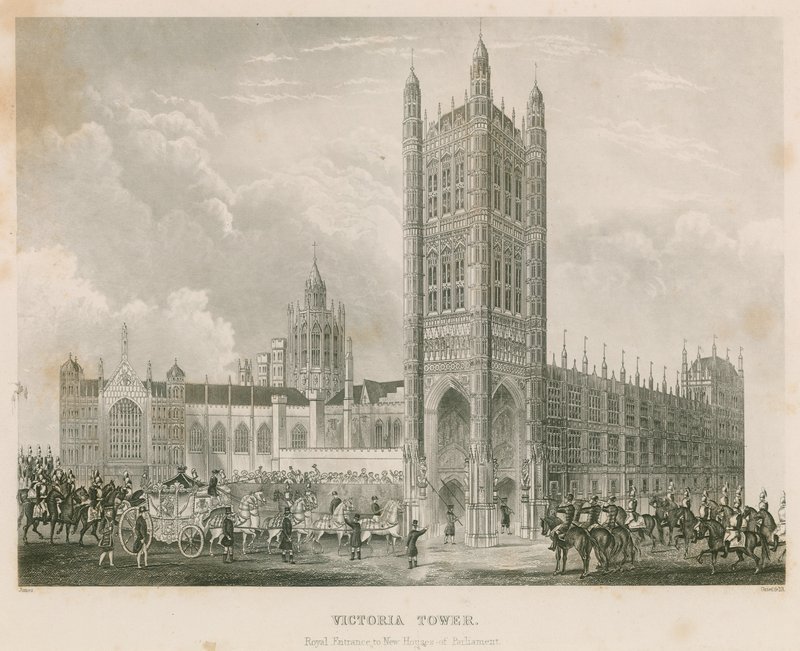 Victoria Tower, Westminsterin palatsi, Lontoo tekijältä English School