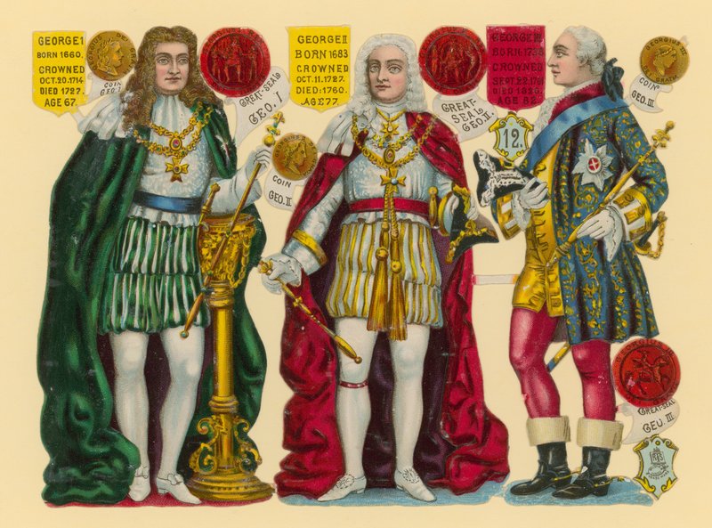 Viktoriaaninen romu: King George I, King George II, King George III tekijältä English School
