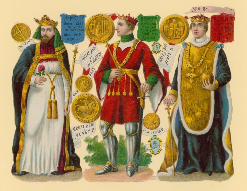 Viktoriaaninen romu: kuningas Henrik IV, kuningas Henrik V, kuningas Henrik VI tekijältä English School