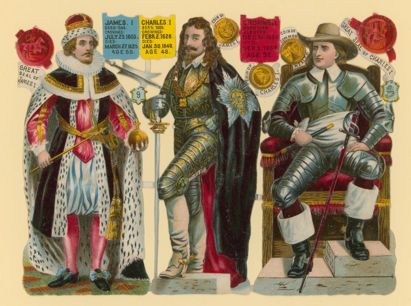 Viktoriaaninen romu: King James I, King Charles I, Oliver Cromwell tekijältä English School