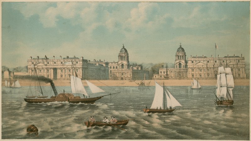 Näkymä Greenwich Hospitalista Lontoossa tekijältä English School