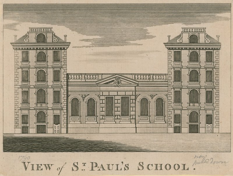 Näkymä St Pauls Schoolista tekijältä English School