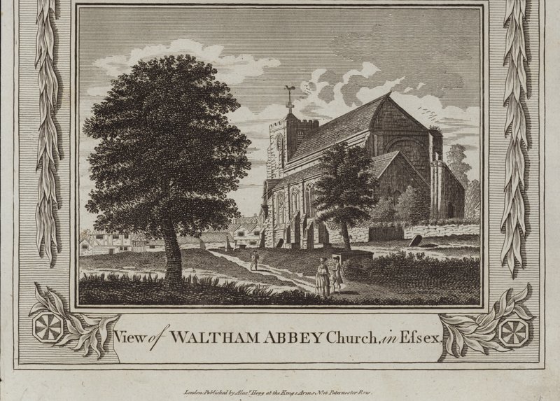 Näkymä Waltham Abbey -kirkolle tekijältä English School