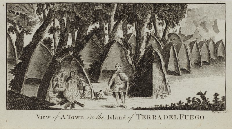 Näkymä kaupunkiin Terra del Fuegon saarella tekijältä English School