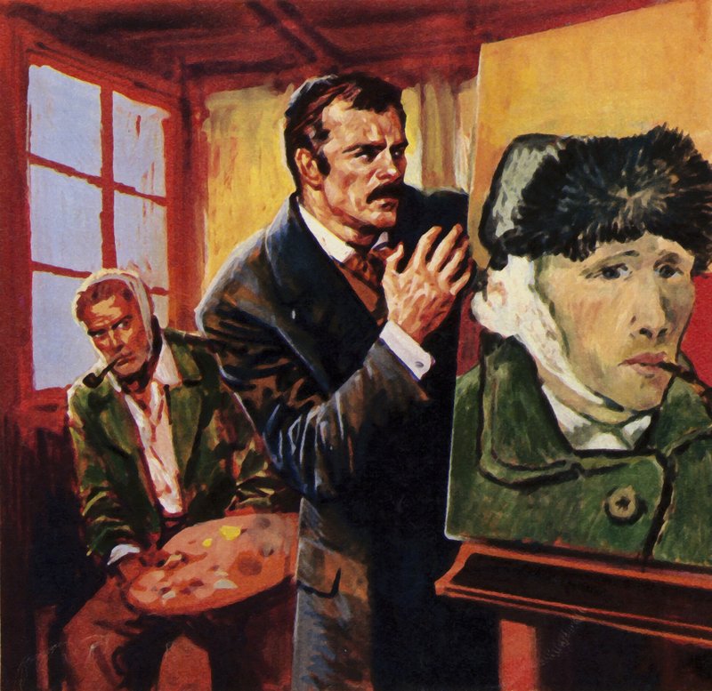 Vincent Van Gogh haavoitti omaa korvaansa - maalasi tunnetusti muotokuvan itsestään siteissä tekijältä English School