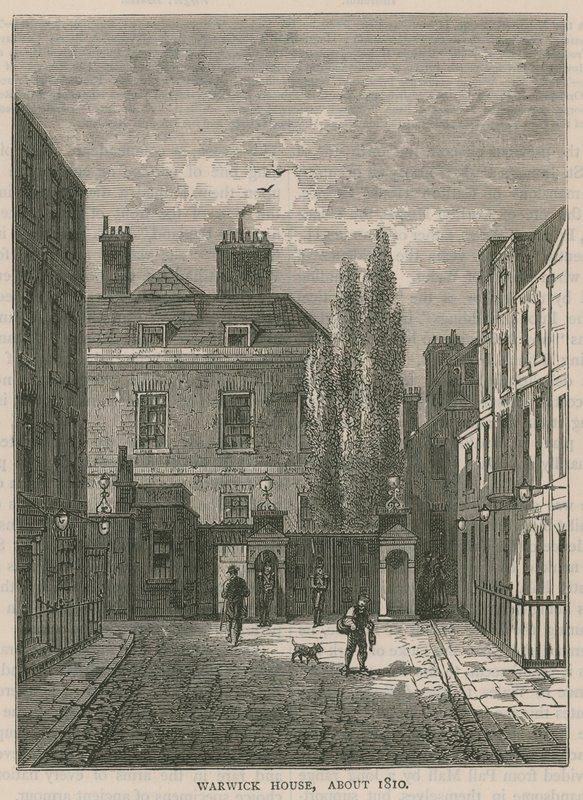 Warwick House, Lontoo, noin vuonna 1810 tekijältä English School