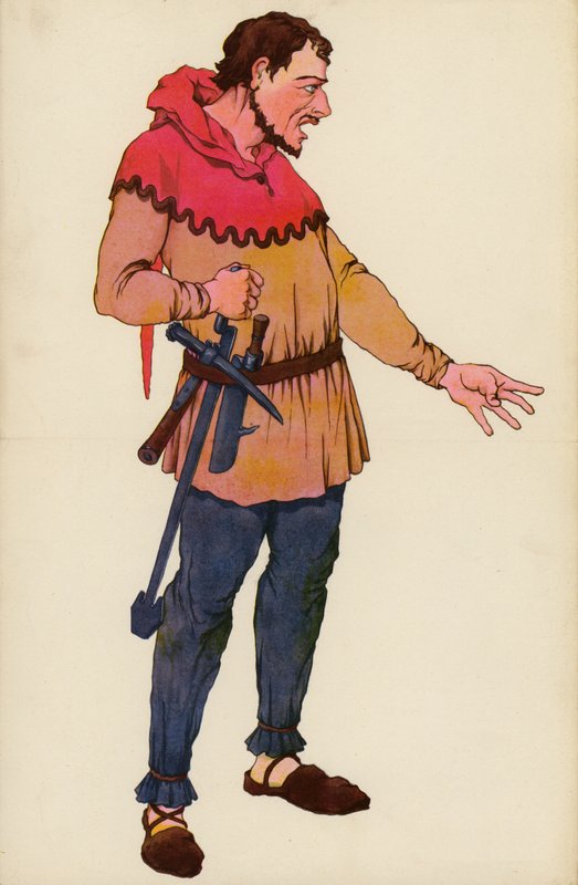 Wat Tyler (väri litho) tekijältä English School