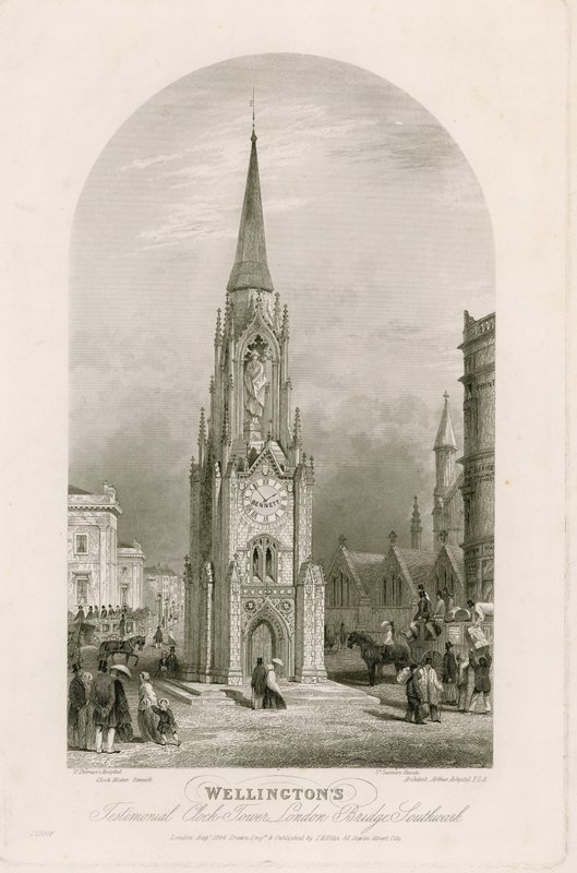 Wellingtons Testimonial Clock Tower, London Bridge, Southwark tekijältä English School