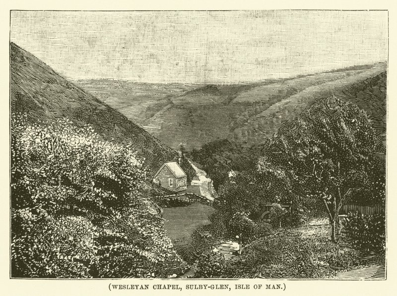 Wesleyan Chapel, Sulby-Glen, Mansaari (kaiverrus) (kaiverrus) tekijältä English School