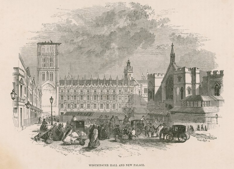 Westminster Hall ja uusi Westminsterin palatsi, Lontoo tekijältä English School