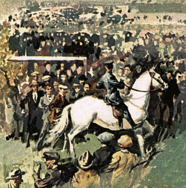 White Horse vuoden 1923 Cupin finaalissa Wembleyllä tekijältä English School