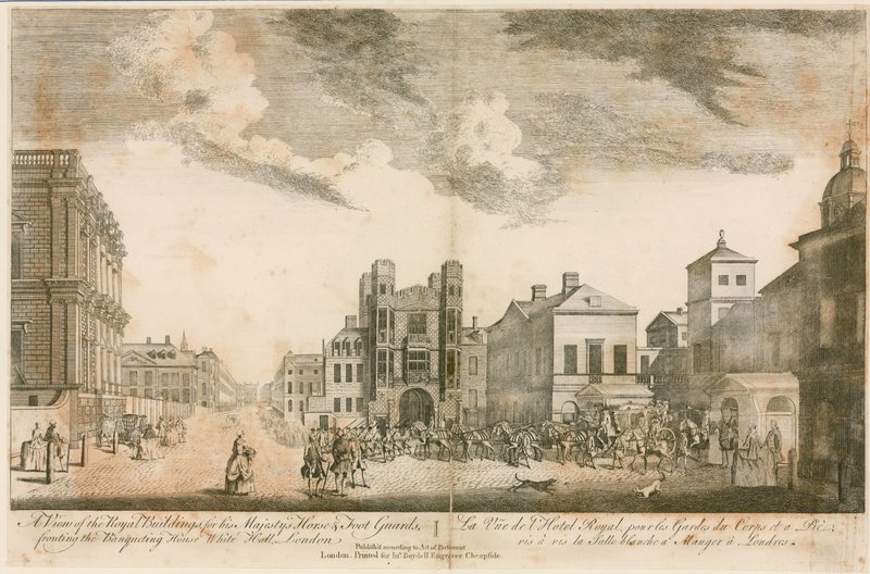 Whitehall. Noin 1755 tekijältä English School