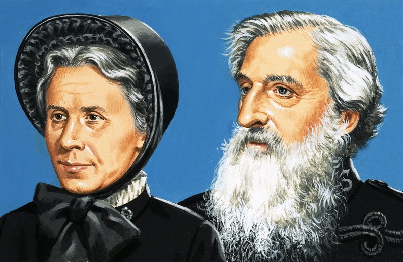 William Booth ja hänen vaimonsa Catherine tekijältä English School