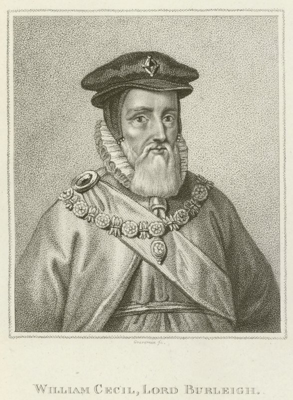 William Cecil, Lord Burleigh (kaiverrus) tekijältä English School