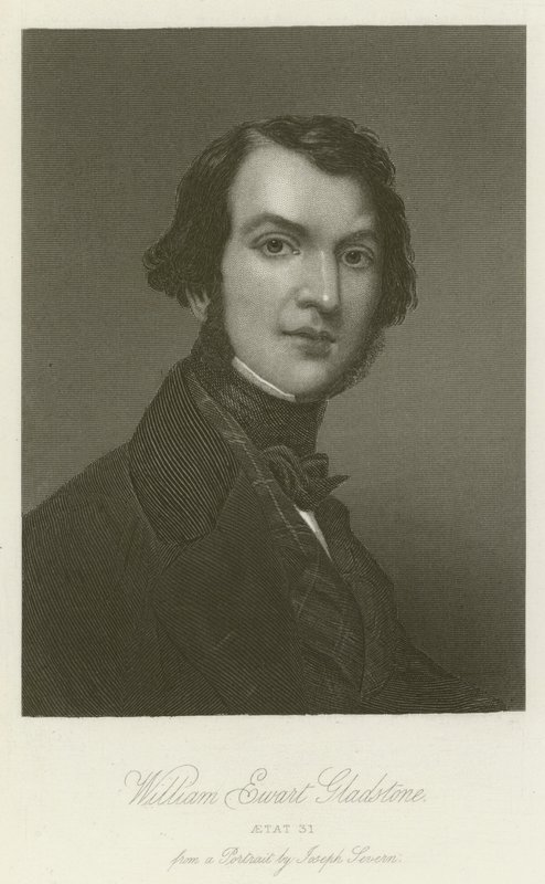 William Ewart Gladstone, Aetat 31 (kaiverrus) tekijältä English School