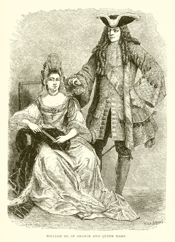 William III Orange ja Queen Mary tekijältä English School