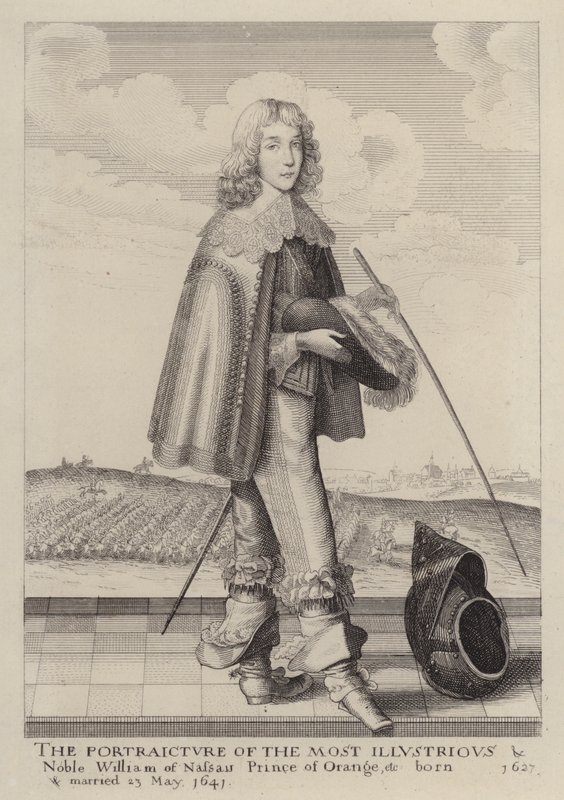 William II Orange-Nassau, Orangen prinssi (etsaus) tekijältä English School