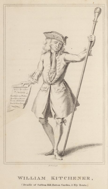 William Kitchener, Beadle of Saffron Hill, Hatton Garden ja Ely Rents tekijältä English School
