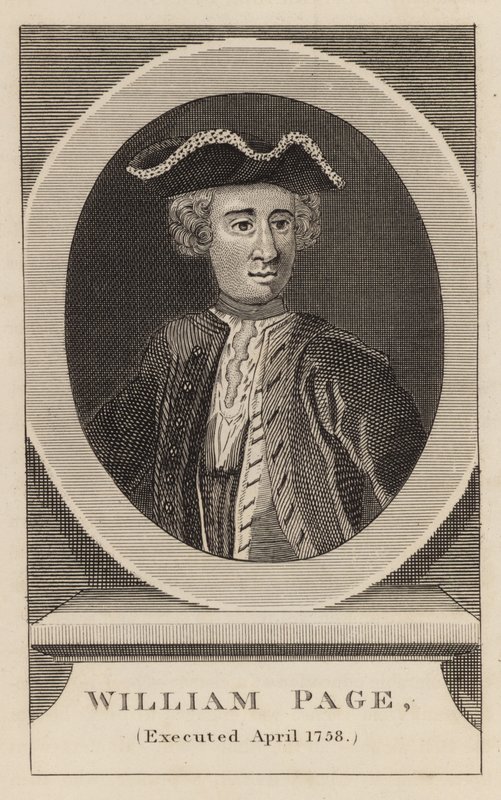 William Page, teloitettu huhtikuussa 1758 tekijältä English School